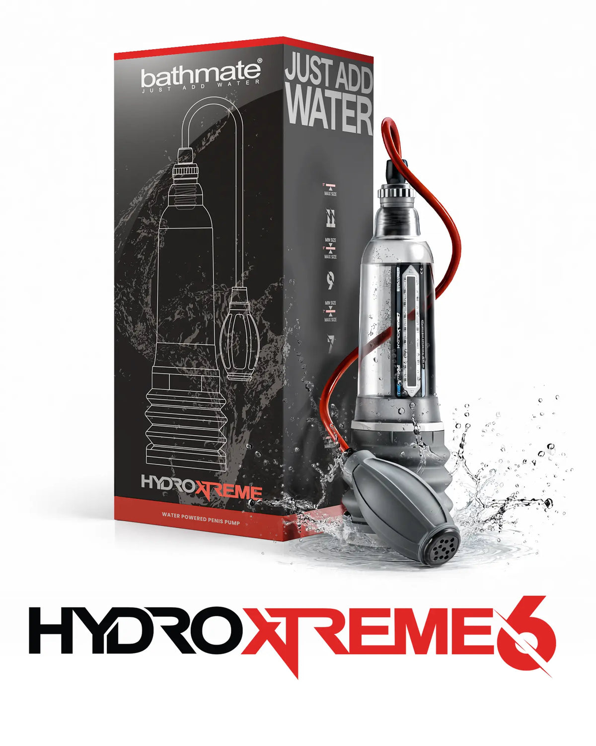 Bathmate HydroXtreme 6 kit with handball pump and packaging