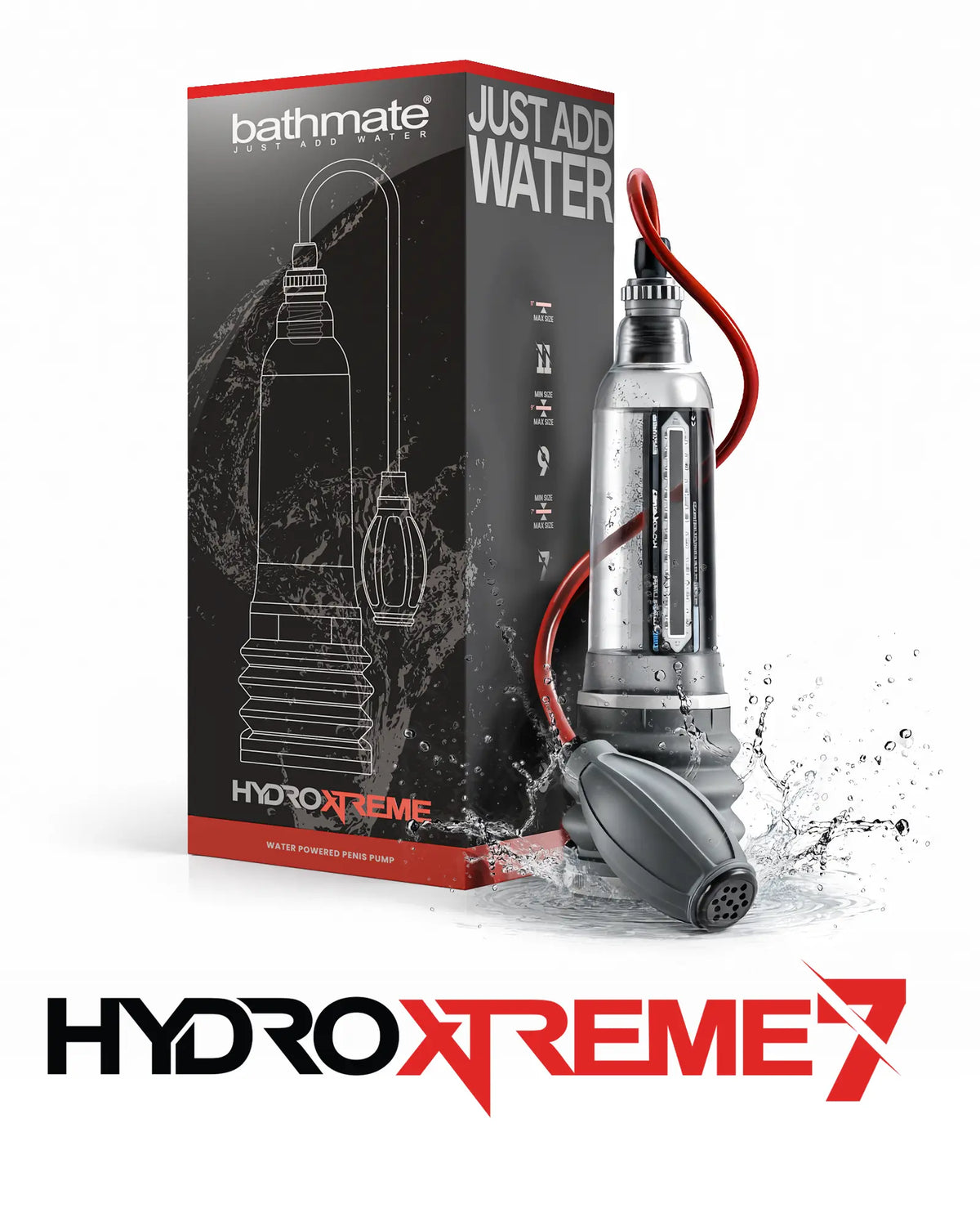 Bathmate HydroXtreme 7 kit with handball pump and packaging