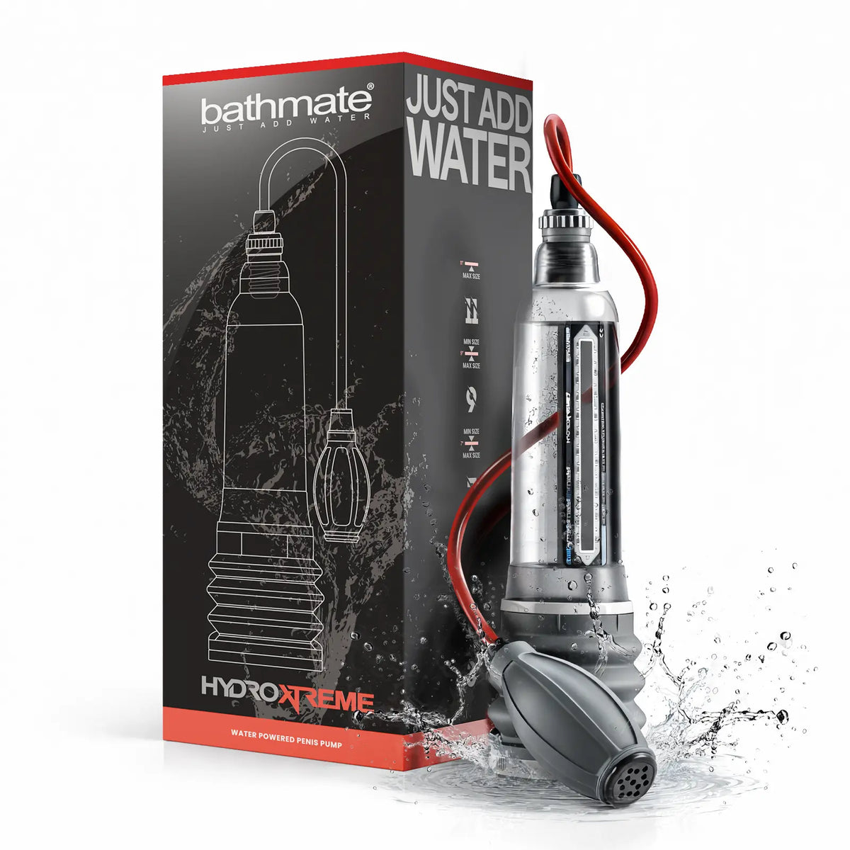 Bathmate HydroXtreme 8 kit with handball pump and packaging