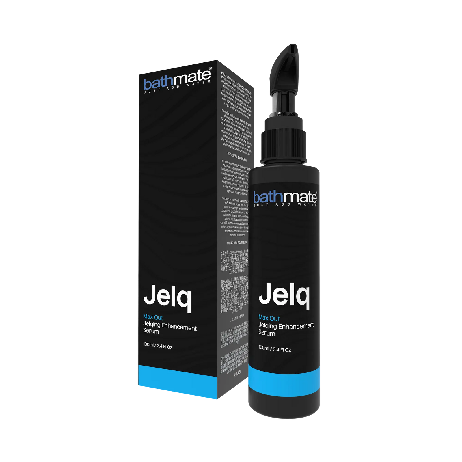 bathmate max out jelqing serum bottle and packaging